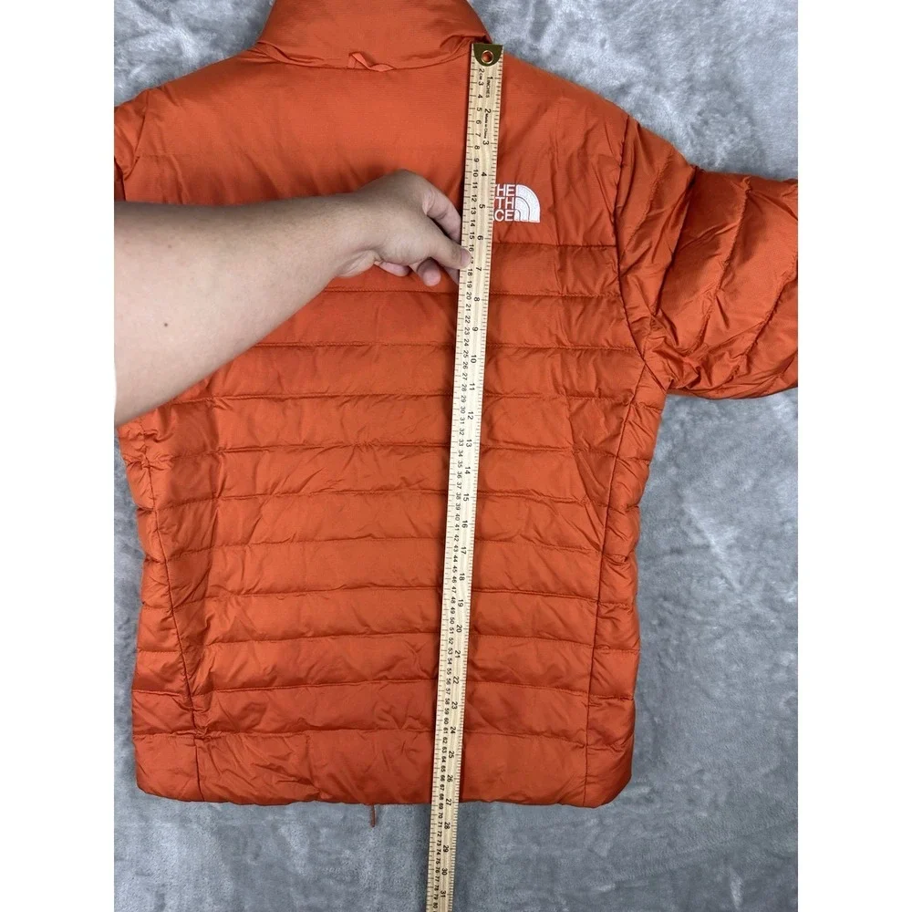 The North Face Puffer Jacket 550 Fill Short Full Zip Casual Winter Mens Small